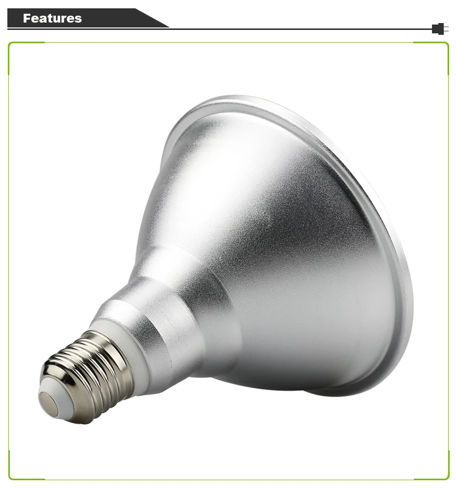 Água ao ar Lâmpada de Iluminação 20 w E27 Par38 Ip65 à Prova d' Livre Led Spot Light Bulb Ac85 265v Ampola Interior da Rgb Branco Quente Holofotes 2 Lâmpadas LED e tubos