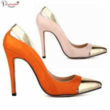 Summer Style Stiletto High Heel Sandal 2016 New Women Shoes 11 Cm Sexy Pointed Toe Heels Shoes Women’S Pumps SMYNLK-10018E