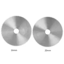 4 дюйма ультратонкий Сталь пильный диск 100 мм диаметр Диаметр 16/20 мм режущий диск для деревообрабатывающий, вращающийся инструмент