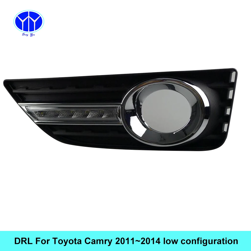 

Car DRL kit for TOYOTA CAMRY 2011 2013 2014 Daytime Running light bar fog lamp bulb daylight for auto car led drl 12v light