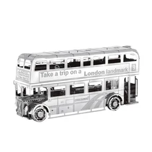 Nan yuan 3D металлическая головоломка Лондон автобус DIY лазерная резка головоломки модель-пазл для взрослых детей развивающие игрушки