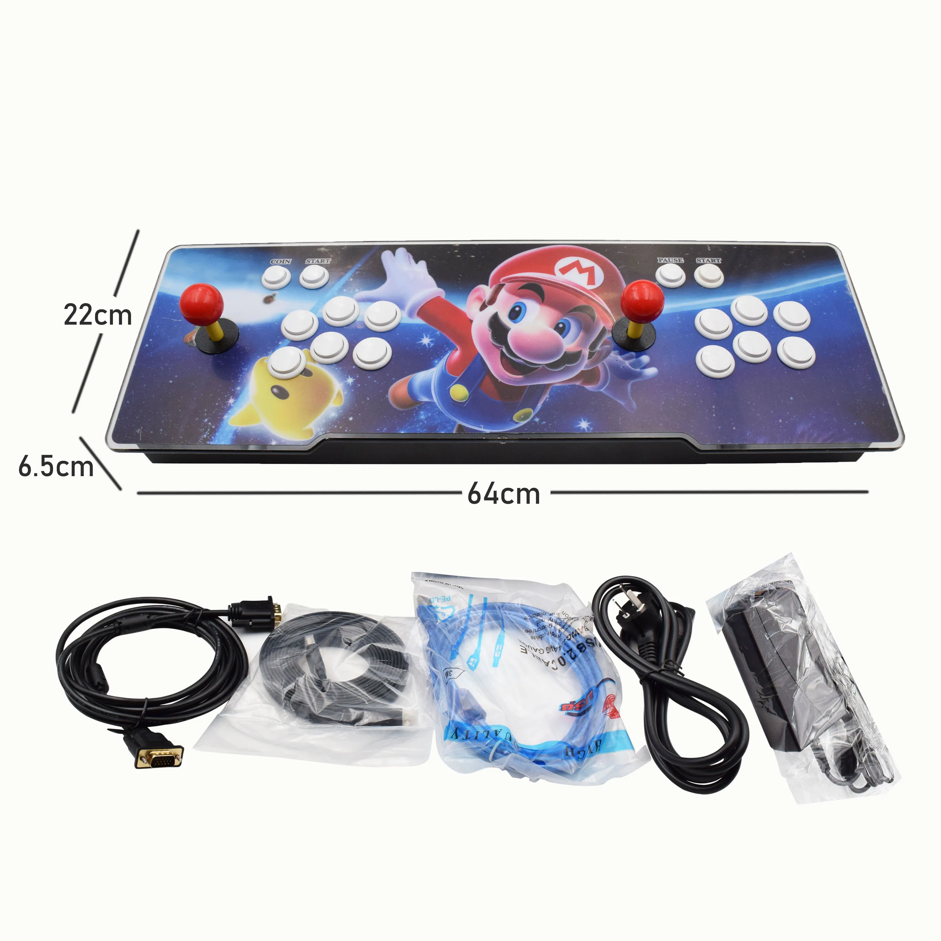 Pandora Box 6S 1388/ Treausre 2350 in 1 Arcade Game console 2 Players stick controller console HDMI VGA USB output PS3 TV PC 6S