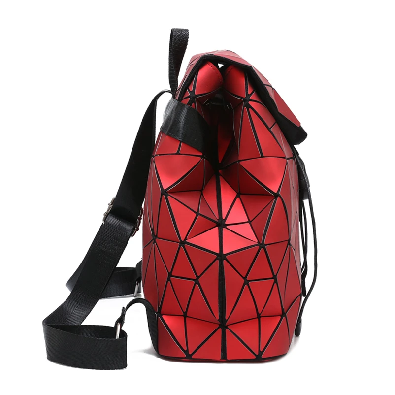 Nevenka Diamond Lattice Backpack Women Backpack Leather Creative Geometric Backpacks Drawstring Backpacks for Teenager Girl 201814