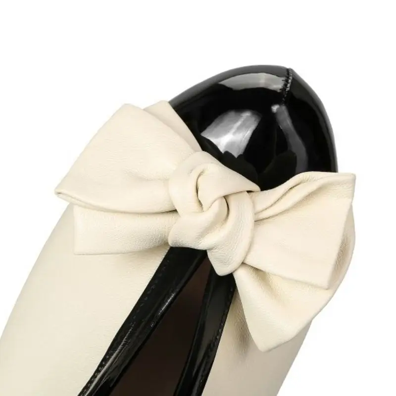 TAOFFEN/размеры 34-48; женская обувь для вечеринки и свадьбы; женские туфли-лодочки на высоком каблуке-шпильке и платформе с милым бантом; модная офисная обувь