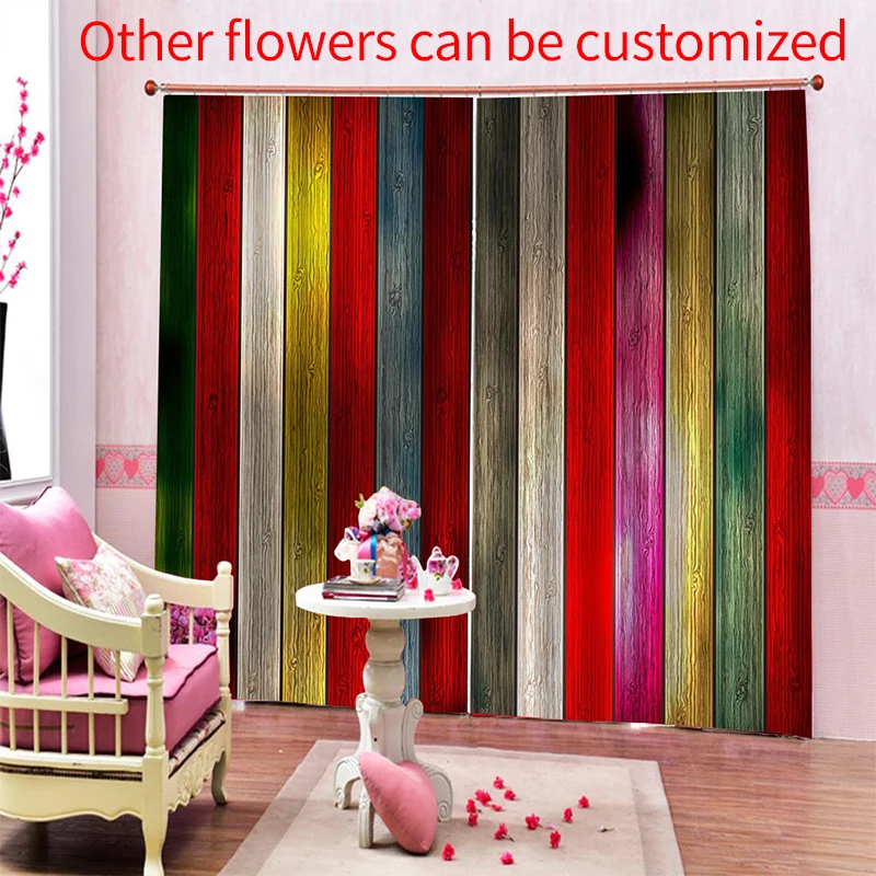 

Modern simple curtains shading broken curtains lifting hand-drawn curtains shading curtains 3D three-dimensional relief flower c