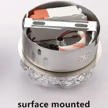 3 W/5 W поверхностный Кристалл Потолочные светильники точечные лампы лампа для крыльца веранды AC220V 110 V для внутреннего Спальня домашнего освещения