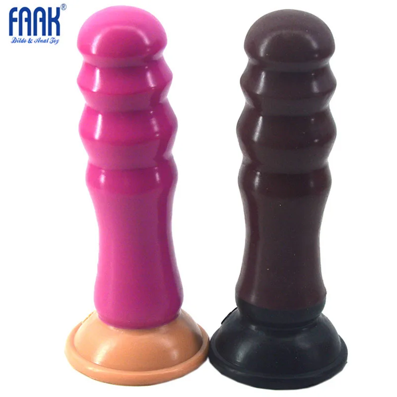 FAAK plug anal silicone butt fisting dildo with suction cup dilatador beads plugs sex toys for couples | Красота и здоровье