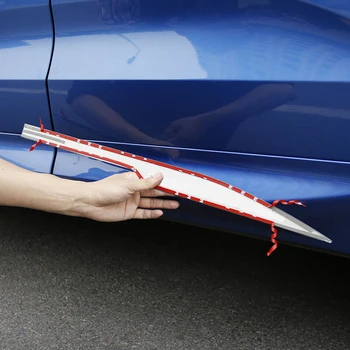 

4pcs Outer Side Panel Door Body Molding Trim Protector For Volvo XC60 2018