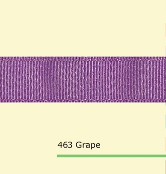 

1/4" inch (6mm) Gold purl Grape grosgrain ribbon