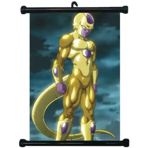Anime Poster Dragon Ball Super Golden Frieza Wall Scroll Printed Painting Home Decor Japanese Cartoon Decoration | Дом и сад