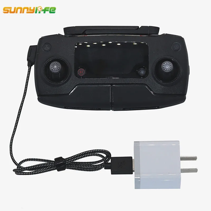 

For DJI Spark Remote Controller USB Port Charging Cable Data Line 80cm Nylon Connection Wire For DJI Mavic Pro Accessories
