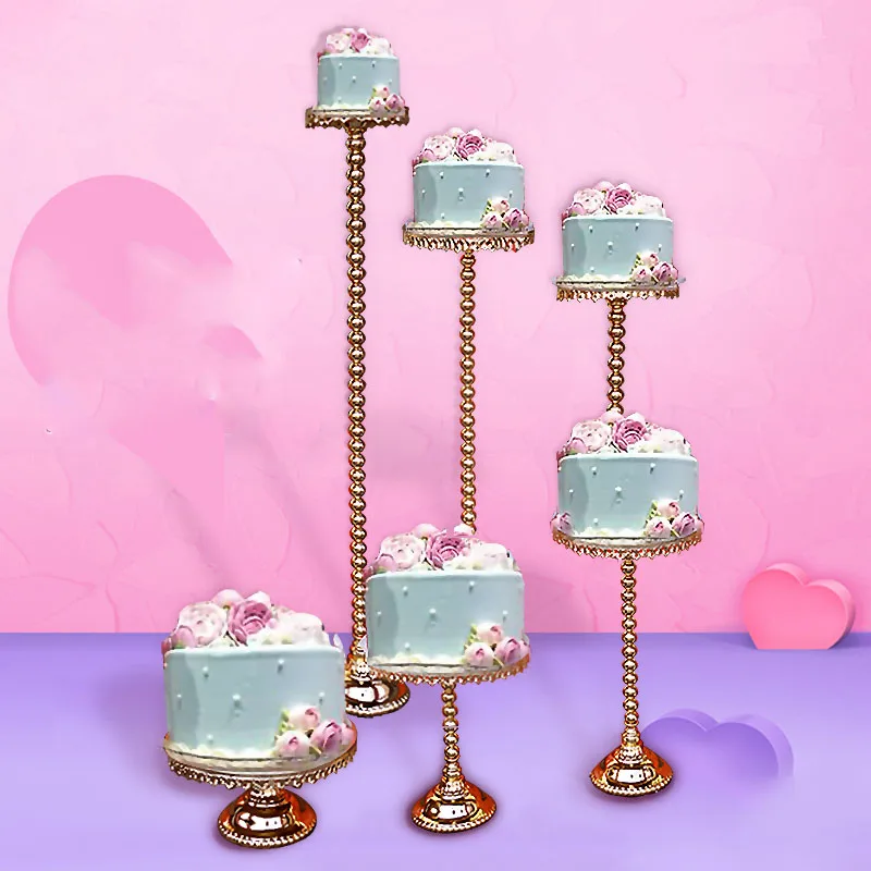 

6pcs tall cake stands wedding party many tiers