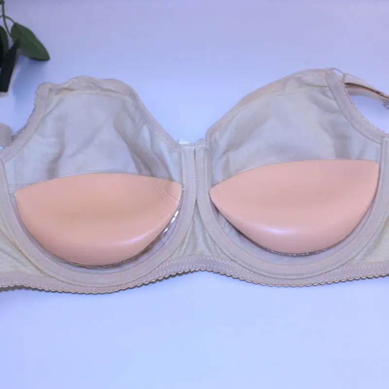 Sexy Women Silicone Invisible Breast Bra Inserts Gathered Small Thoracic Artifact Thick Breast Pad Milk Paste Cos False Breasts - Breast Protheses photo