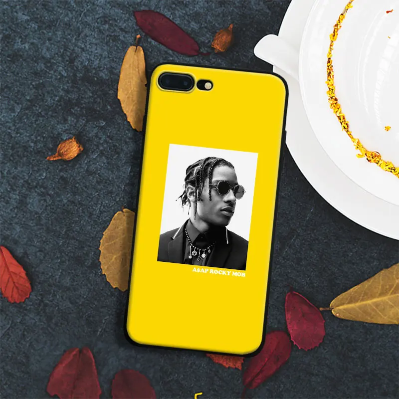 

AsAP Rocky rapper Tpu coque Soft Silicone Phone Case Cover Shell For Apple iPhone 5 5s Se 6 6s 7 8 Plus X XR XS MAX