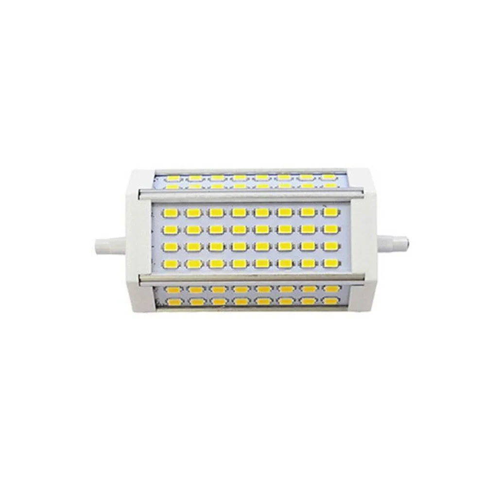 Затемнения светодиодный R7S 30 Вт 118 мм Диммируемый светодиодный светильник J118 R7S лампы smd5730 без вентилятора заменить галогенные лампы теплый белый холодный белый