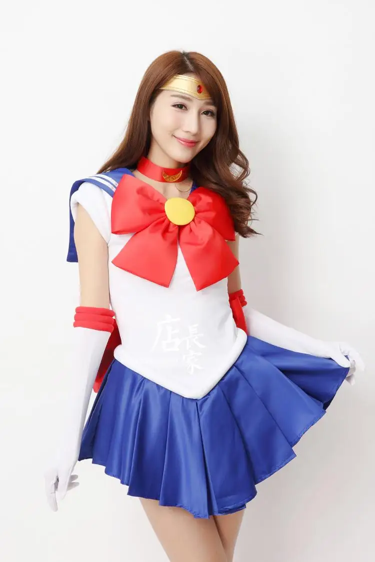 Sailor Moon Anime Cosplay Costume for Women and Kids - Custom Size Halloween/Carnival Outfit image 4