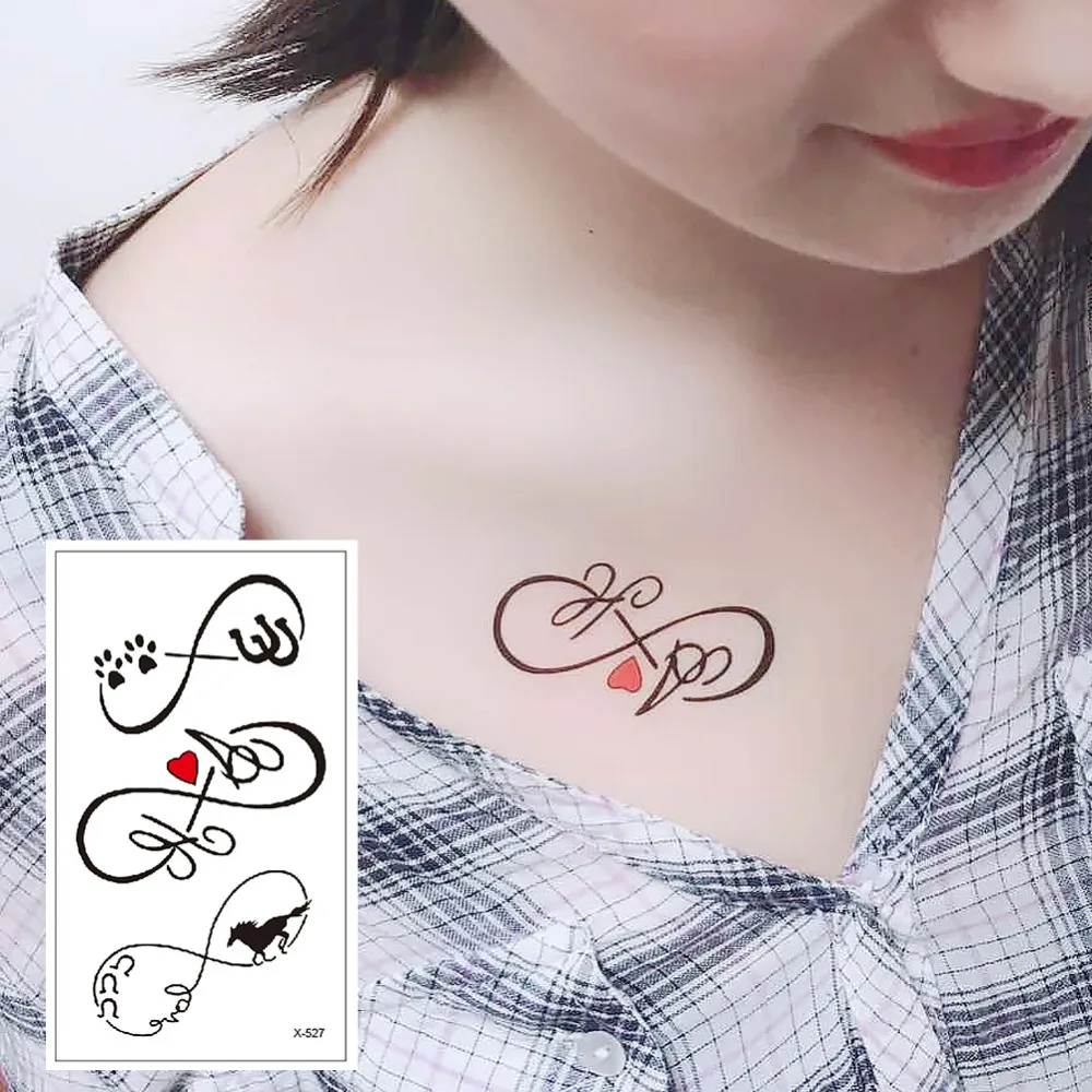 

Geometry cool Temporary Tattoo Sticker Women Minimalist lines pattern Body Art New Design Fake Men Tattoos X-527