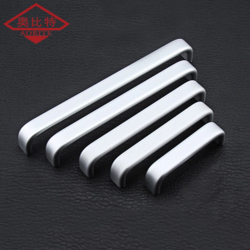 

Handle Modern Minimalist Silver Wardrobe Cupboard Aluminum Alloy Door Handle Nordic Long Drawer Door Handle