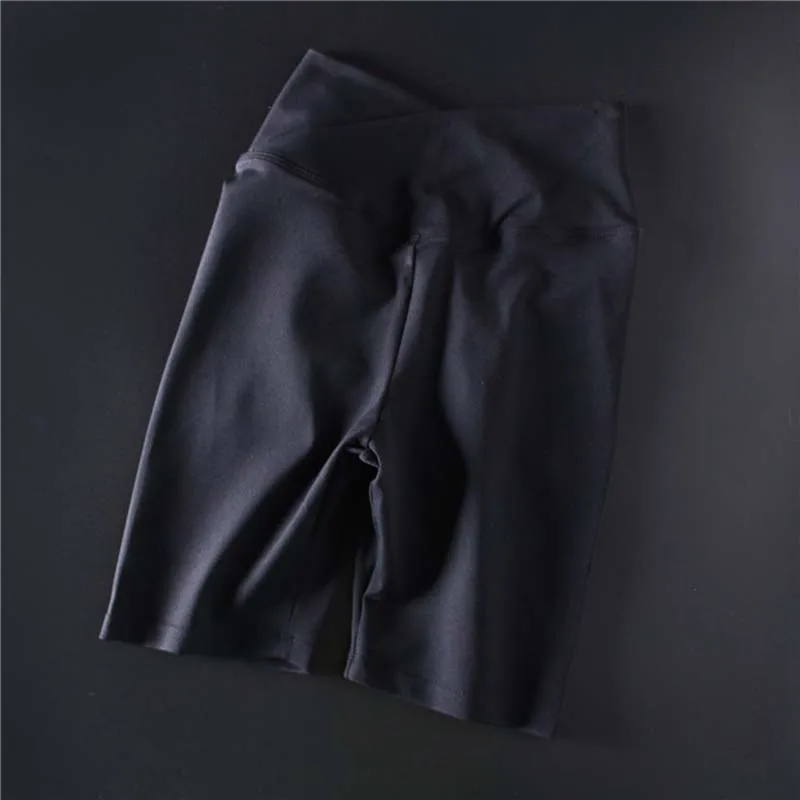 Women's Yoga Shorts Tights High Waist Sports Quick Dry Athletic Skinny Fitness Running Workout Riding