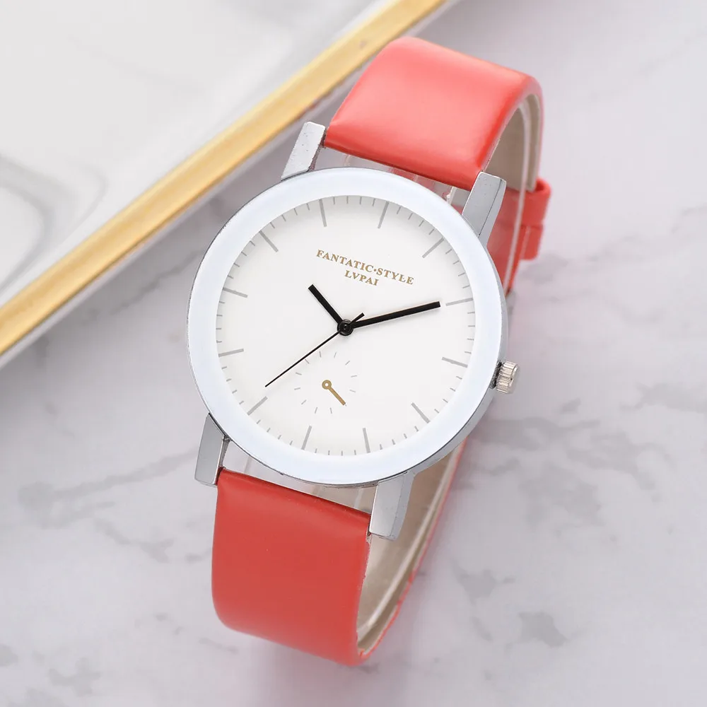 Новинка Lvpai брендовые кварцевые часы для женщин белый браслет часы Женское платье креативные часы Relojes Mujer