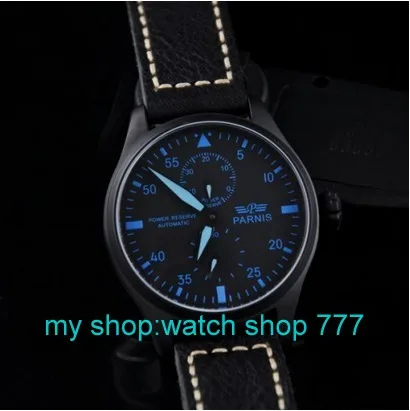 Parnis 47mm Big dial pilot Style watch Automatic mechanical movement Men s watch PVD Luxury watches