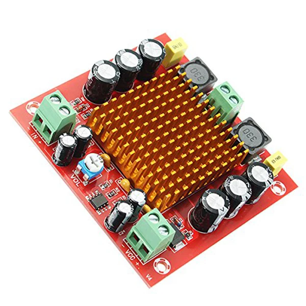 XH M544 DC 12V 24V 150W TPA3116DA TPA3116 D2 моно канальный цифровой усилитель мощности|Кабели
