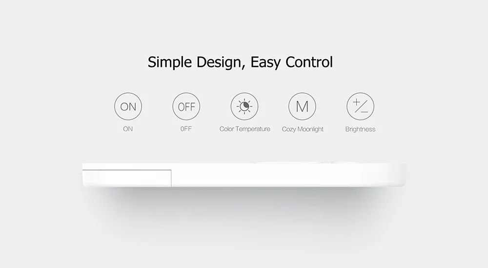 Yee светильник, умный пульт дистанционного управления, транс mi tter, умный светодиодный потолочный светильник, умный пульт дистанционного управления для mi home