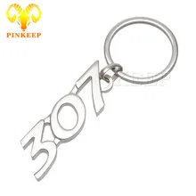 Модный металлический брелок для машины брелок держатель брелок для peugeot 206 207 307 308 408 508 3008 автомобильный шкентель стиля