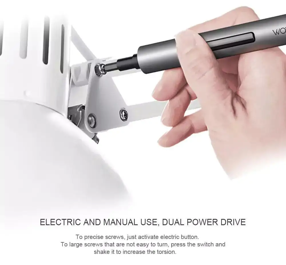  Original Xiaomi Mijia Wowstick 1F + 64 In 1 Electric Screw mi driver Wireless Lithium ion Charge LE