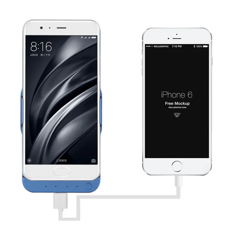 power bank charger case for xiaomi mi 6