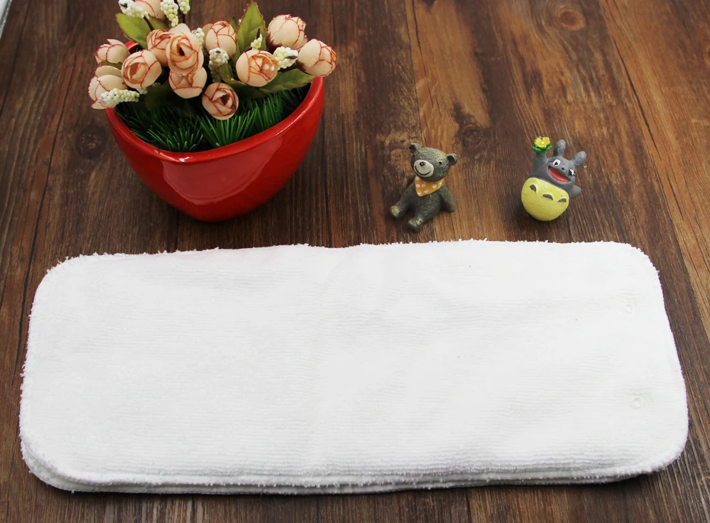 

Free shipping15pcs/Lot Washable Reusable Newborn Baby Diaper Inserts,4Layers Microfiber Insert