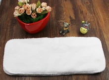 Free shipping15pcs/Lot Washable Reusable Newborn Baby Diaper Inserts,4Layers Microfiber Insert