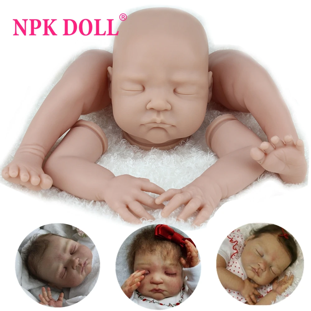 NPKDOLL наборы кукол Новорожденный ребенок 22 дюйма ручной работы реалистичные
