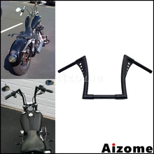 Мотоцикл el Diablo руль для Harley Sportster Softail Dyna Street Bob на заказ 1" Rise Ape вешалка Z Bar 1-1/4" Жир Бар