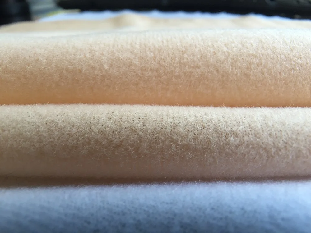 

10 meters Skin fleece adhesive fabric mix 23 colors options DIY handmade doll sofa background brush cloth garment blanket fabric