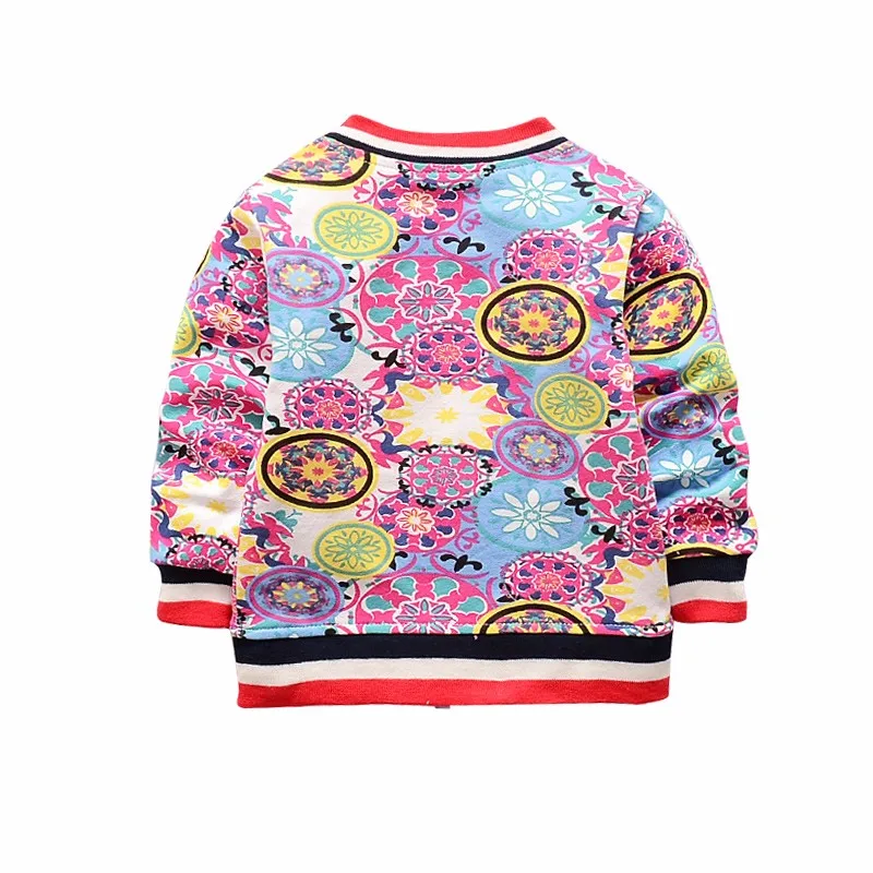 New Baby Coats Print Boys Girls Jackets Spring Autumn V Neck Cardigan Coat Fashion Infant Cotton Coat 7-24 Months Baby Clothing (2)