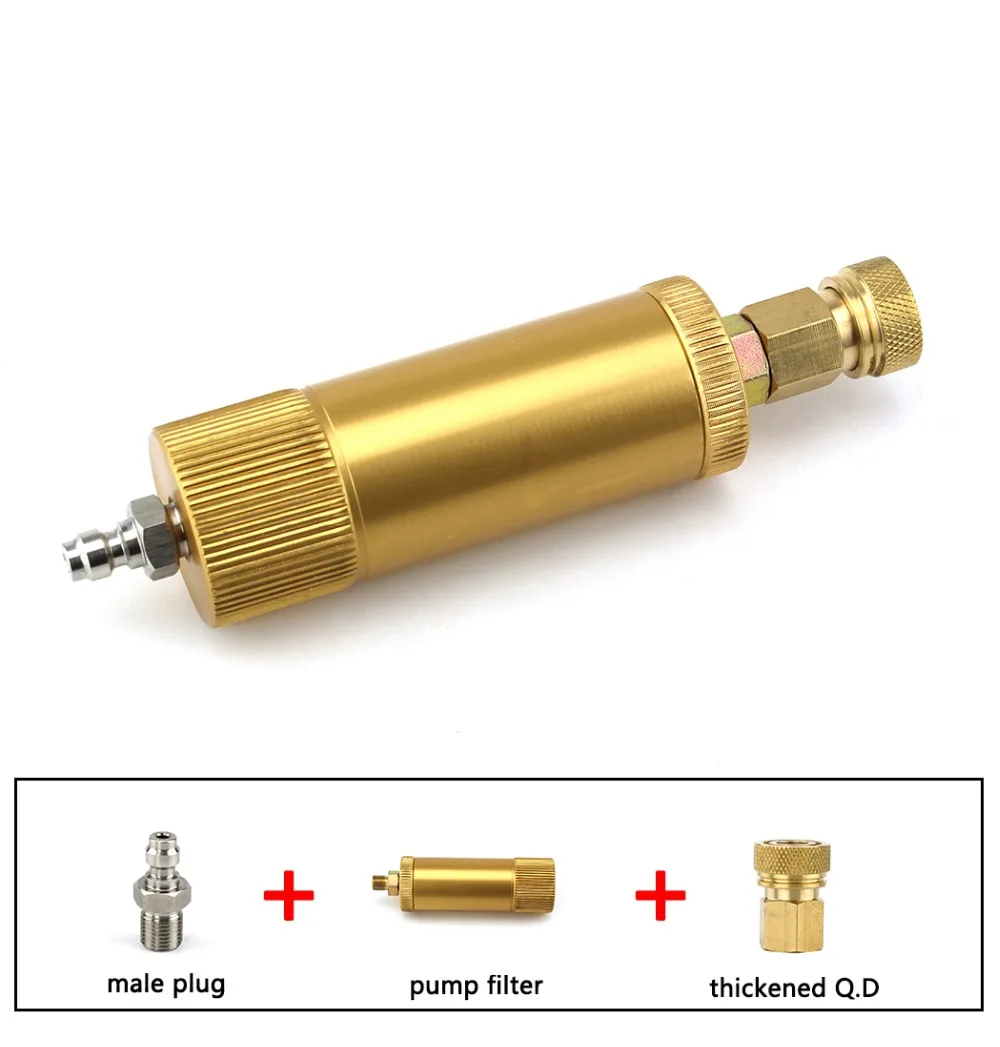 PCP Пейнтбол Airforce фильтр насоса высокого давления 50 см шланг M10x1 сепаратор водяного масла 40 МПа фильтрация воздуха 8 мм быстрый разъем