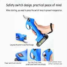 Новые электрические секаторы 0-30 мм секаторы 88 в литиевая батарея садовый секатор