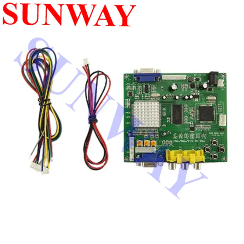 Новая аркадная игра RGB/CGA/EGA/YUV К VGA HD видеопреобразователь плата HD9800/GBS8200 демо
