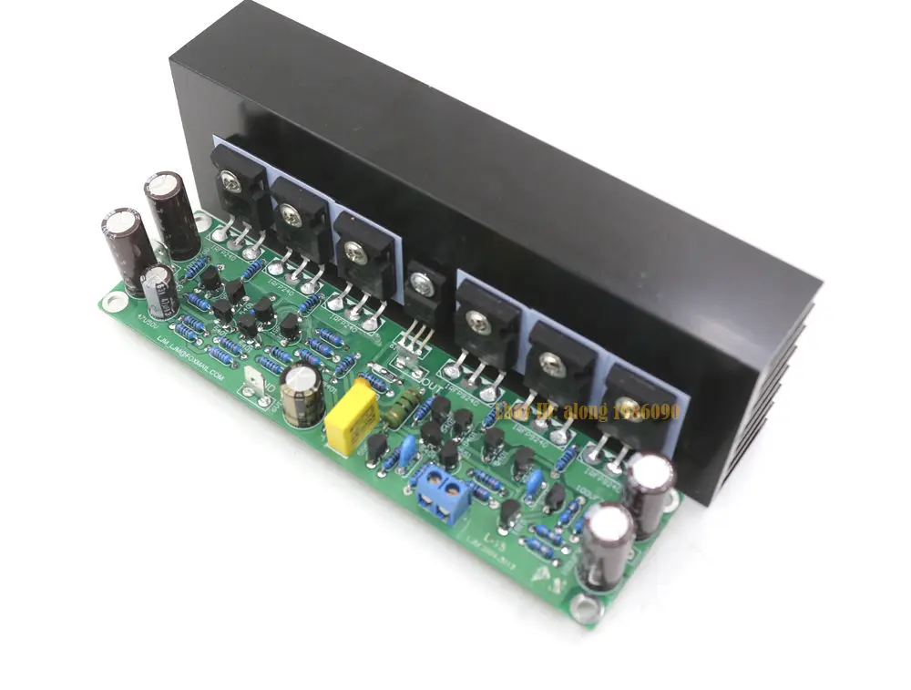 ZEROZONE Assembeld L15 Mono Amplifier Board With Heatsink 150W Amplifier DIY