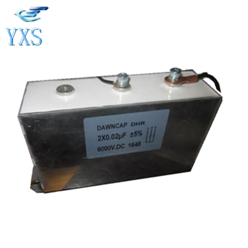 DHR 2X0 022 мкФ 6000VDC катушки Тесла выделенный резонансный конденсатор 100 150A 250 500