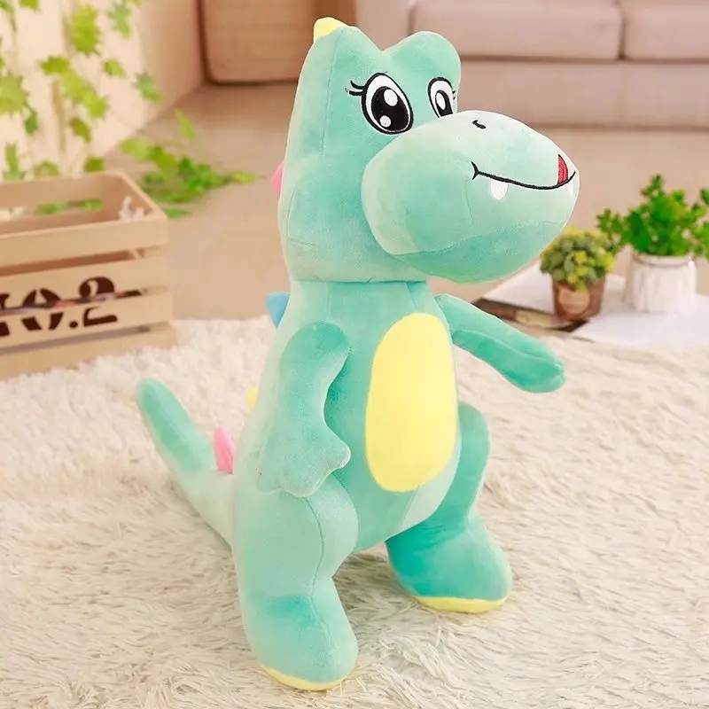 Около 50 см мультяшный динозавр плюшевый toylovely зеленый мягкая кукла подушка