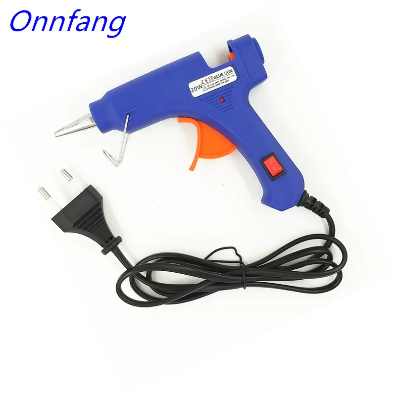Onnfang 20 Вт термоплавкий клеевой пистолет промышленные мини-пистолеты термо электрические термотемпературные инструменты без клеевых палочек дополнительно