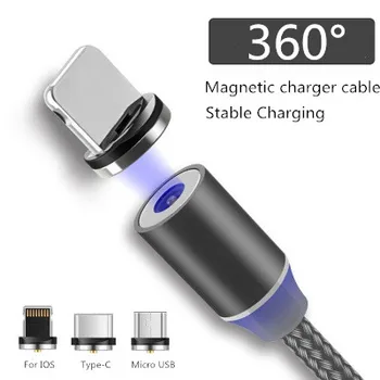 

Magnetic USB Cable Fast Charging USB Type C Cable Magnet Charger Data Charge Micro USB Cable Mobile Phone Cable USB Cord