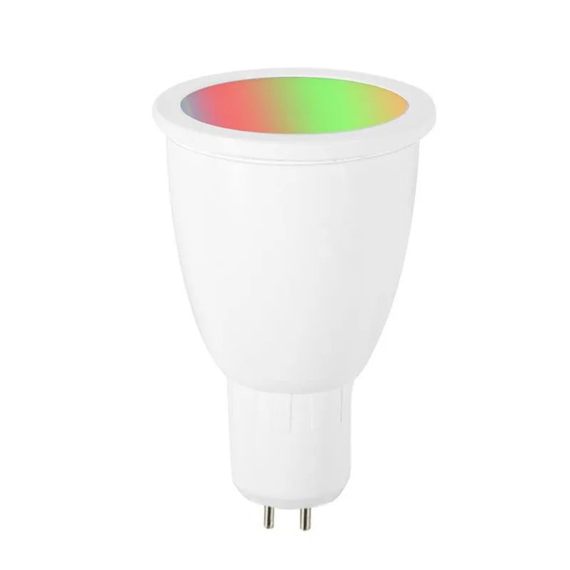 

NEW WiFi Smart Light Bulb GU10/E27 RGBW 6W LED Dimmable Light Cup Compatible with Alexa&Google Home Remote Light Bulb