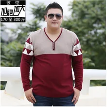 Большие размеры 10XL 8XL 6XL 5XL v-образным вырезом Slim Fit свитер Для мужчин Мода Демисезонный пуловер Для мужчин Homme Досуг сплошной Цвет свитер