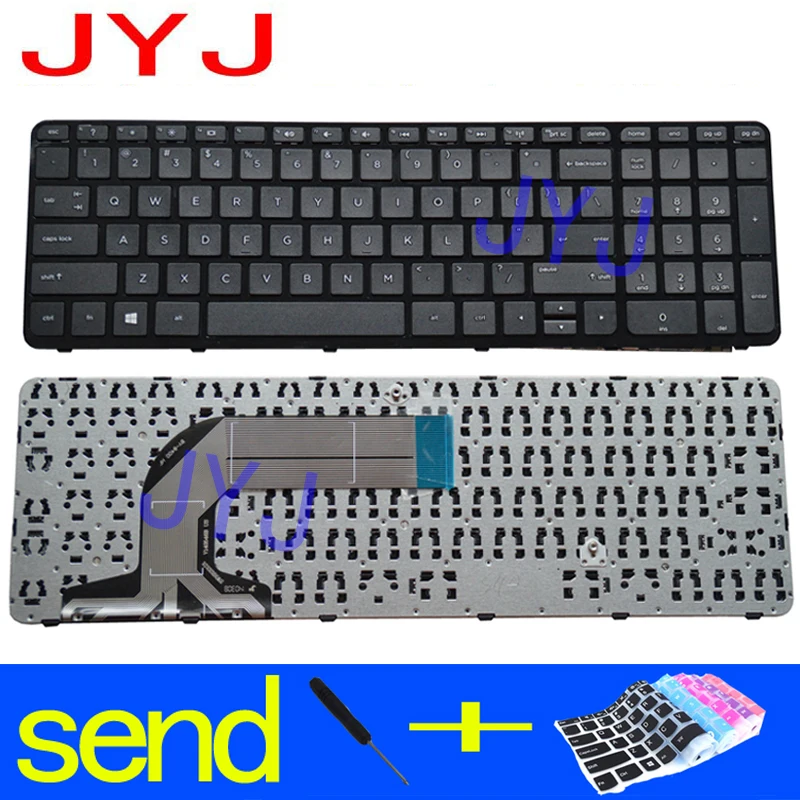 

100% New laptop Keyboard For HP Pavilion 17 17E 17N 17-N 17-E Send a transparent protective film