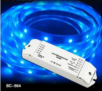 

BC-964 RGBW LED power repeater high Frequency 4 channels constant voltage pwm rgbw led amplifier