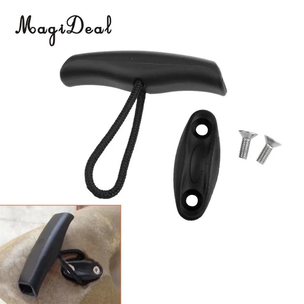 MagiDeal 10cm Durable Nylon Universal Canoe Kayak Inflatable Boat Toggle Carry Handle Pull Handle Grip w/ Cord Rope Replacement