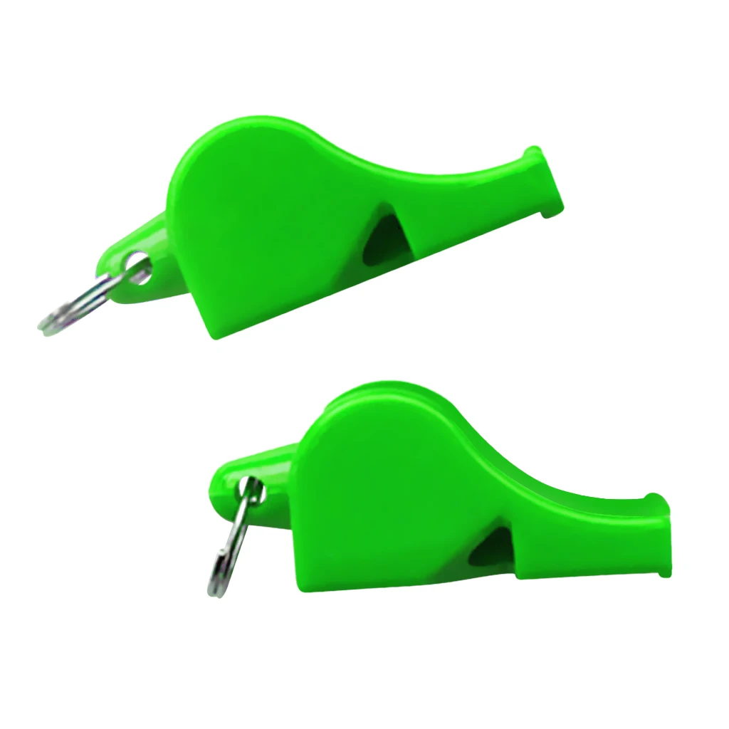 2pcs Safety Whistle Super Loud Sports Referee Whistle Emergency Survival tool for Outdoor Hiking Camping Fishing Travel Silbato